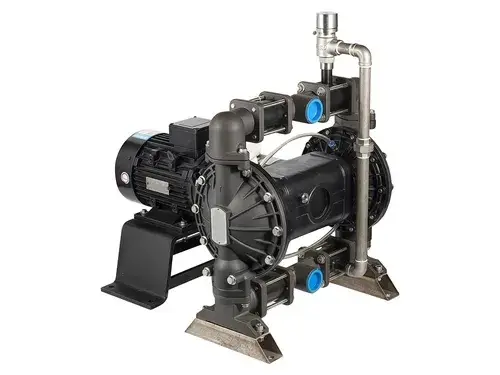 Bomba eléctrica de doble diafragma de aluminio de 1½”
