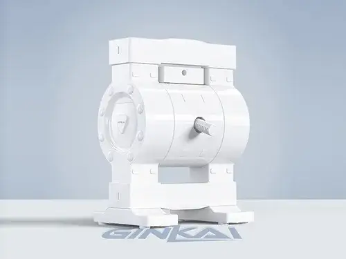 Bomba neumática de doble diafragma de PTFE de 1/2”