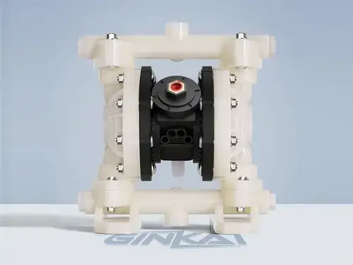 Bomba neumática de doble diafragma de PVDF de 1/2”