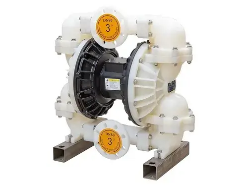 Bomba neumática de doble diafragma de PVDF de 3”