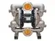 Bomba neumática de doble diafragma de acero inoxidable de 3”