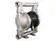 Bomba neumática de diafragma de acero inoxidable con detector de fugas de 1½”