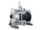 Bomba eléctrica de doble diafragma de acero inoxidable de 3”